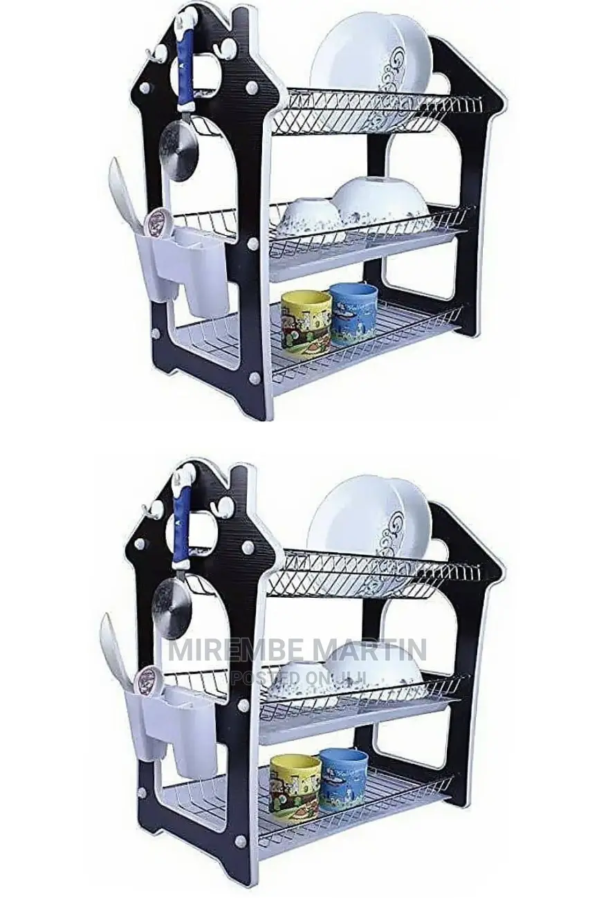 3 Layer Wooden Dish Rack