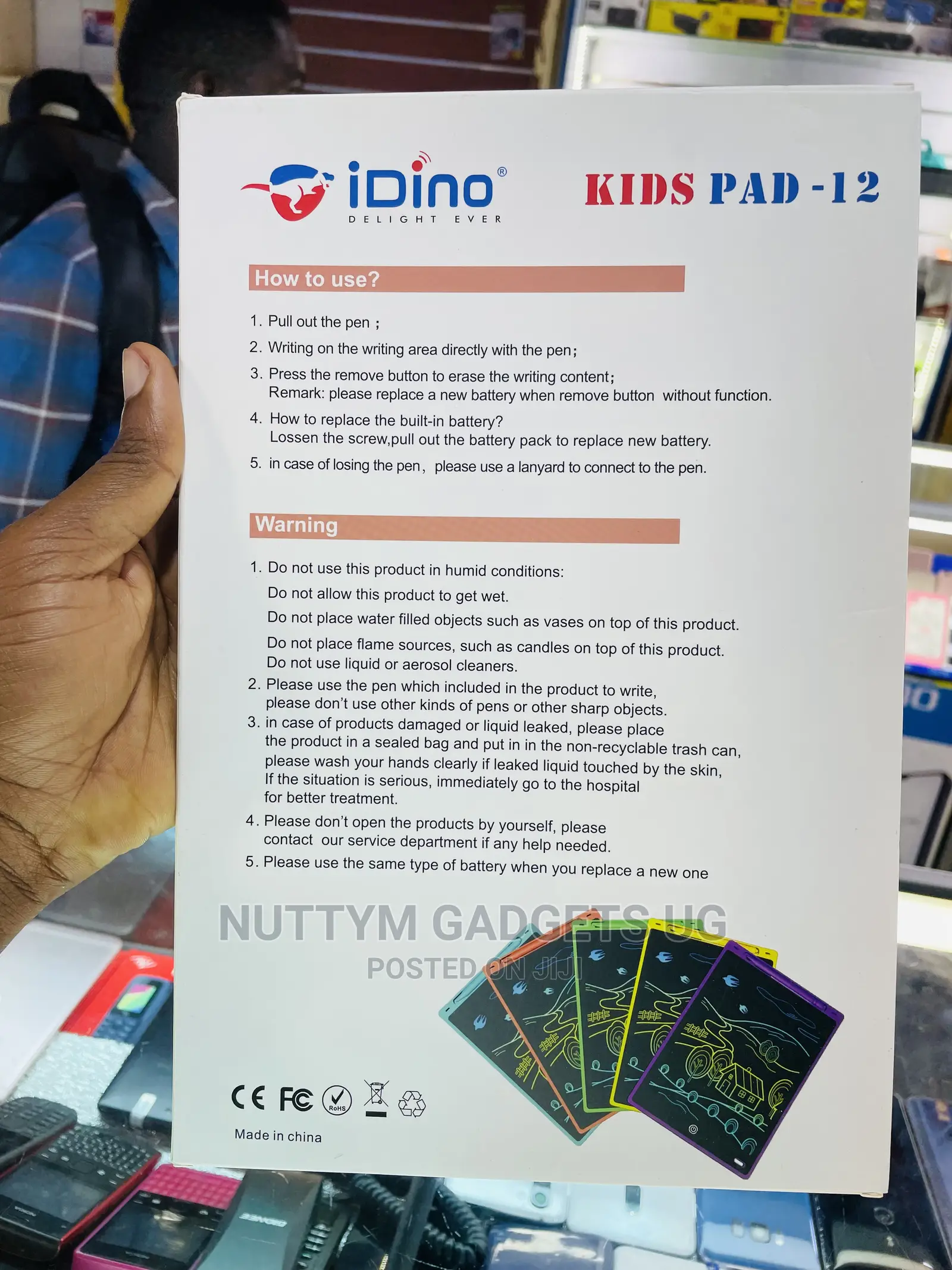 Idino LCD Writing Tablet