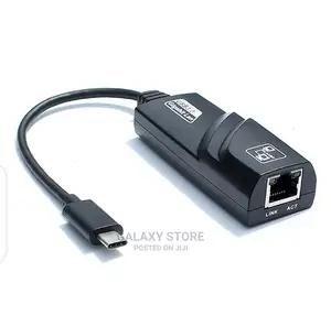 Type C to Ethernet Rj45 Network Adapter Cable Converter