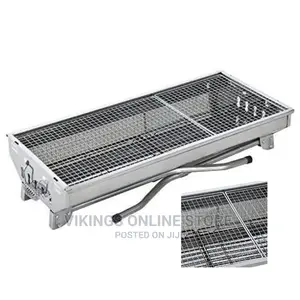 Portable Folding Stainless Steel Barbecue Grill Smoker