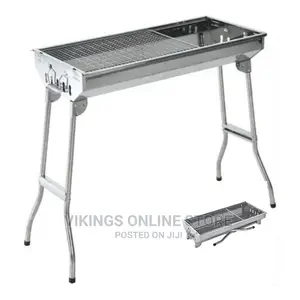 Portable Folding Stainless Steel Barbecue Grill Smoker