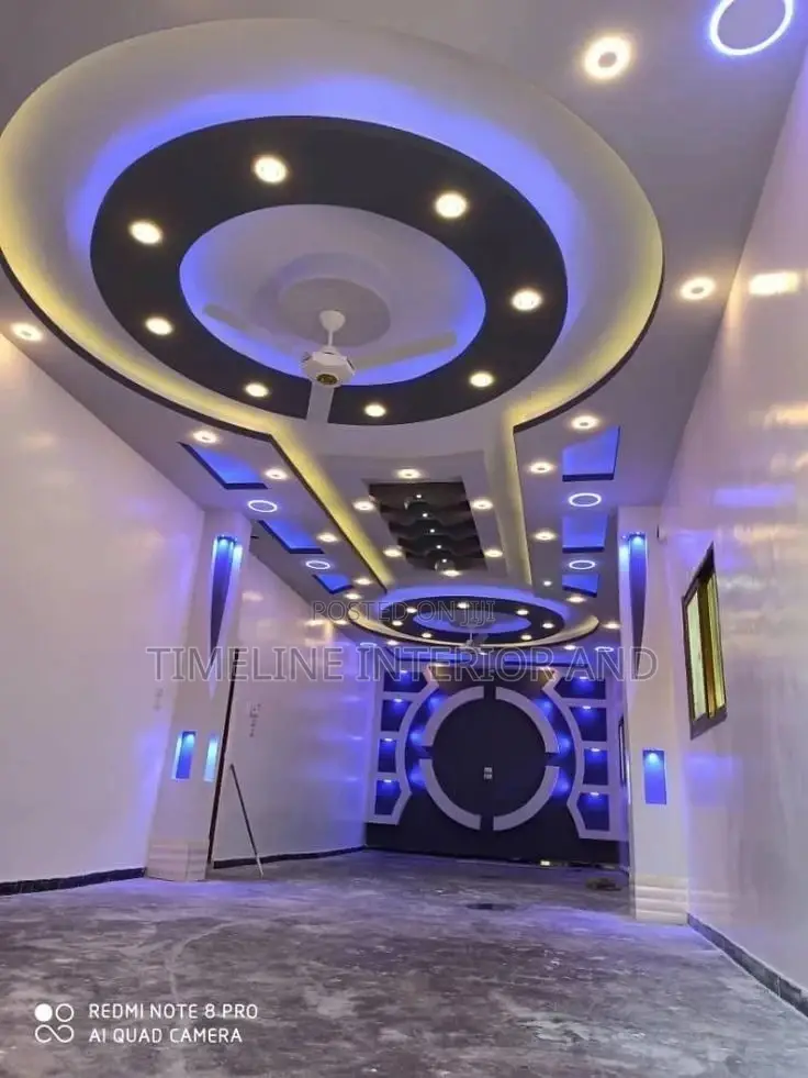 Supper Interior Gypsum Ceiling.