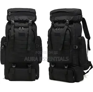 Large Capacity Canvas Hiking Backpack Bag