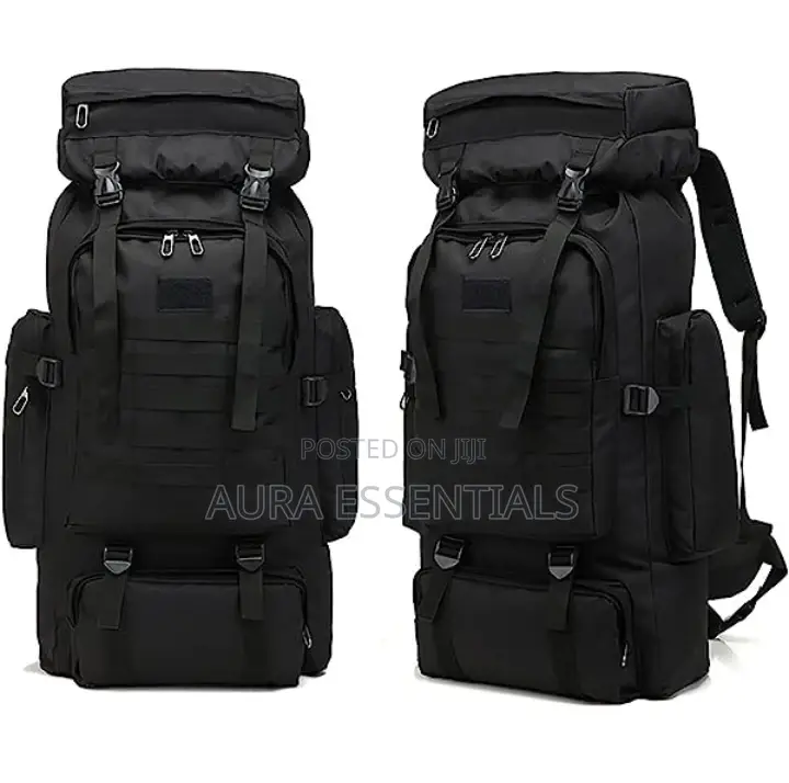 Large Capacity Canvas Hiking Backpack Bag