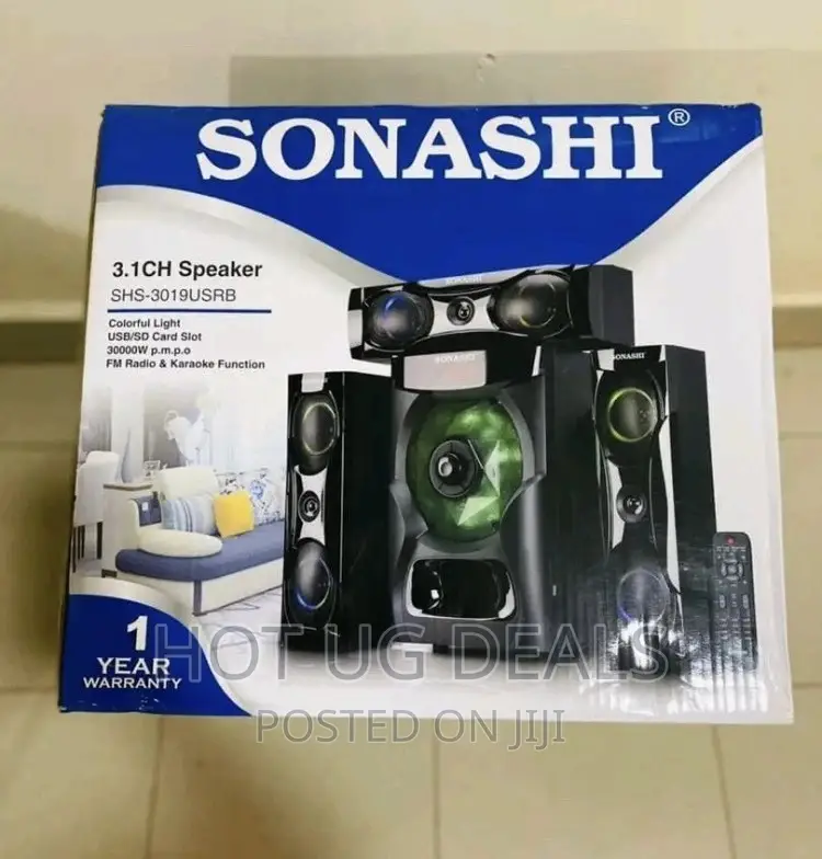 3.1 Sonashi Hometheater Speaker System With Bluetooth –Black