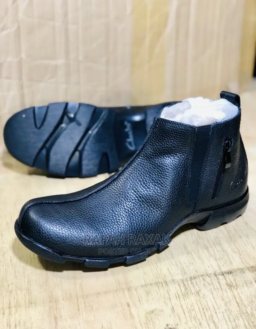 Original Clarks Leather Ankle Boots