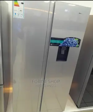Hisense 670litres Side By Side Fridge With A Dispenser