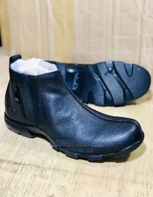 Original Clarks Leather Ankle Boots