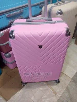 Original Plastic Suitcases.Large.(Pink)