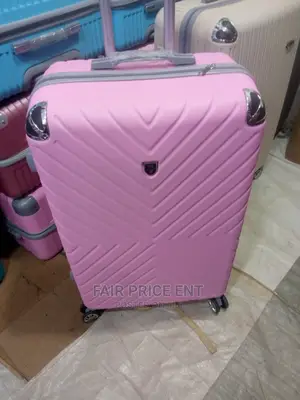 Original Plastic Suitcases.Large.(Pink)