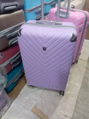 Original Plastic Suitcases.Purple.( Medium)