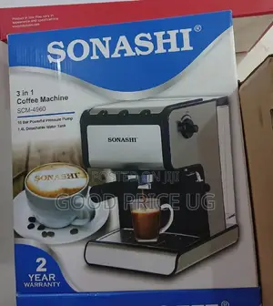 3 in 1 Sonashi Coffee Machine With 2 Years Warranty.
