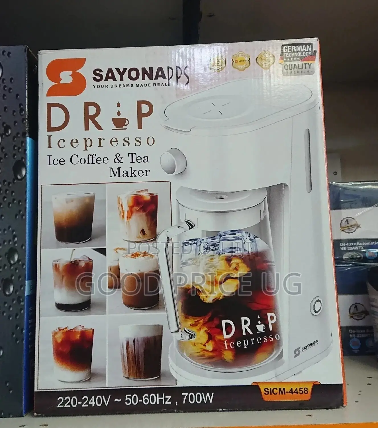 Sayona Ice Presso Ice Coffee and Tea Maker.