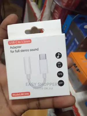 Audio Jack To Lightning Adapter Cable For iPhone - White