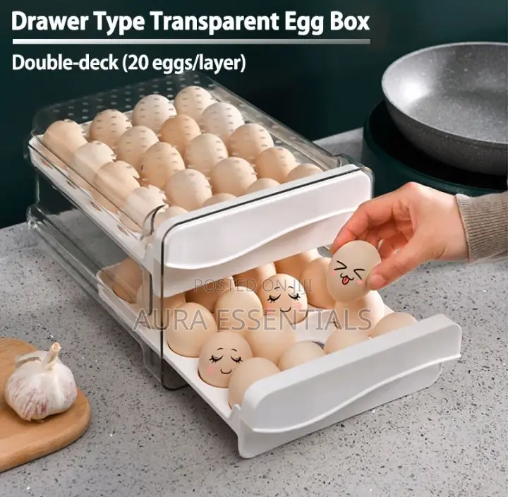 Egg Drawer Tray Storage