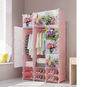 3 Column Plastic Wardrobe.