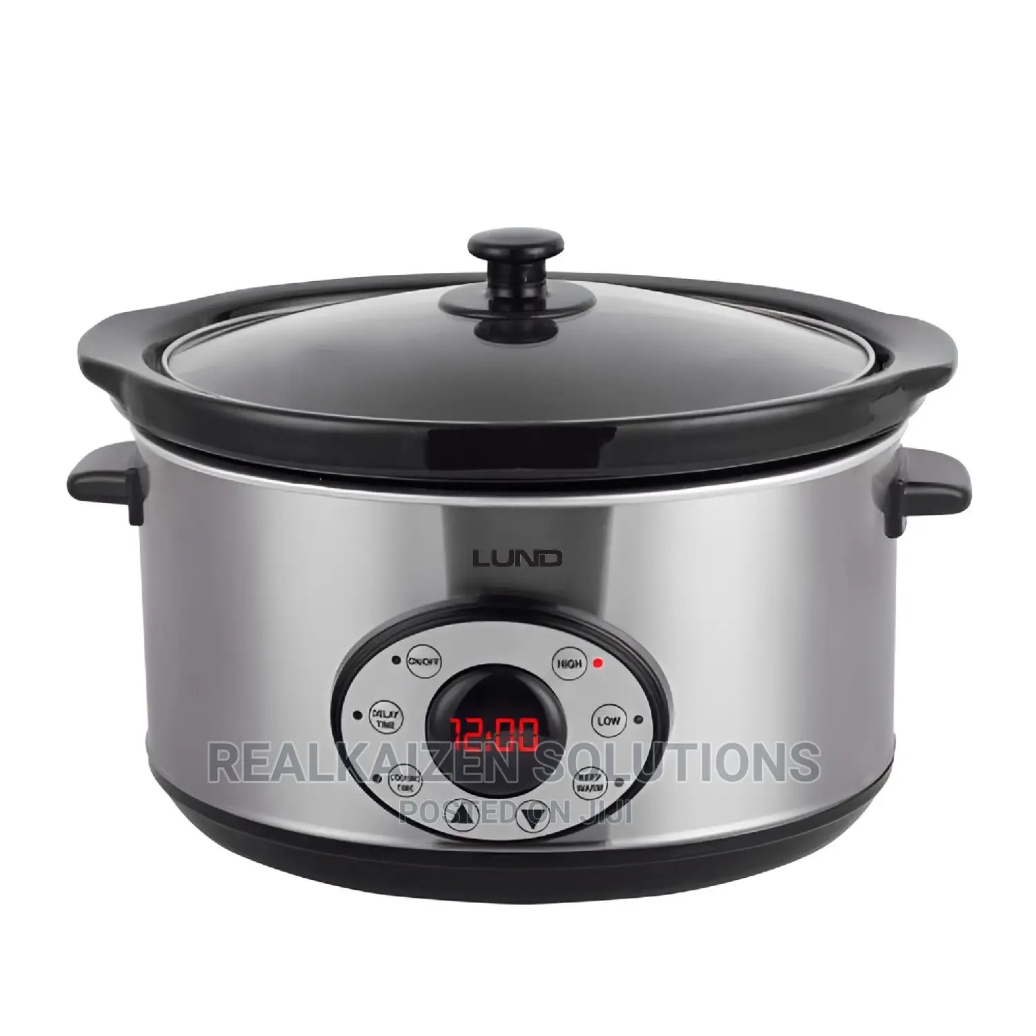 Poland LUND 4.5L Stainless Slow Cooker With Digital Timer