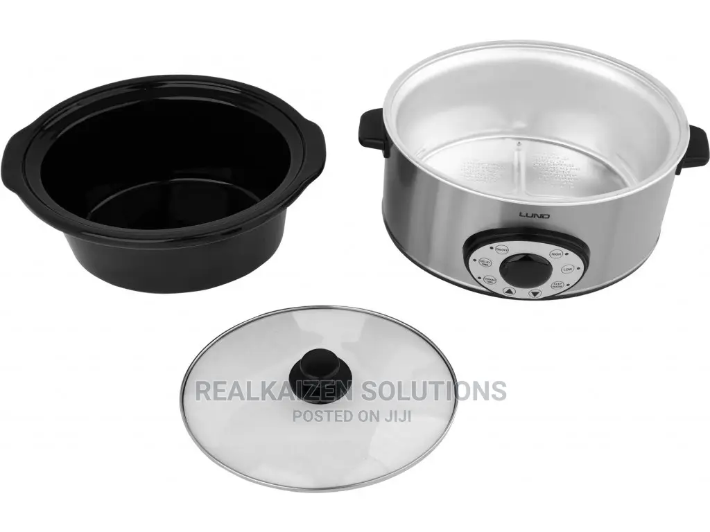 Poland LUND 4.5L Stainless Slow Cooker With Digital Timer