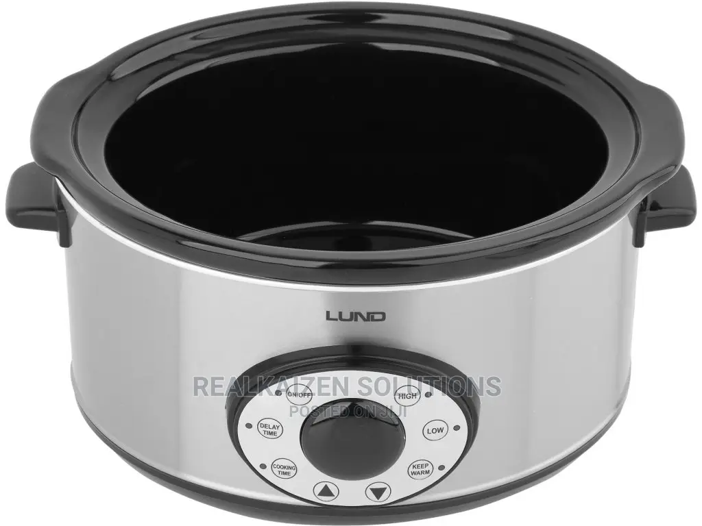 Poland LUND 4.5L Stainless Slow Cooker With Digital Timer