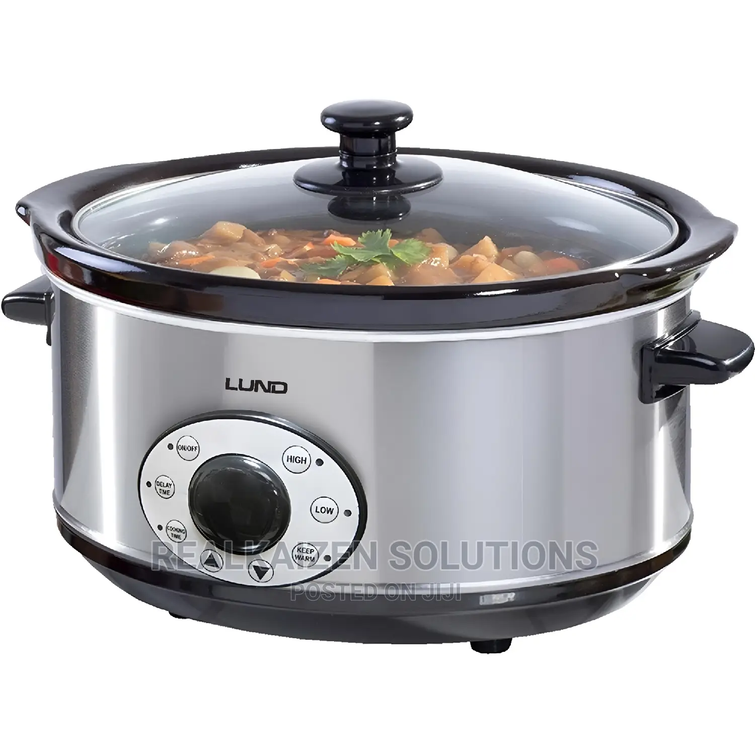 Poland LUND 4.5L Stainless Slow Cooker With Digital Timer