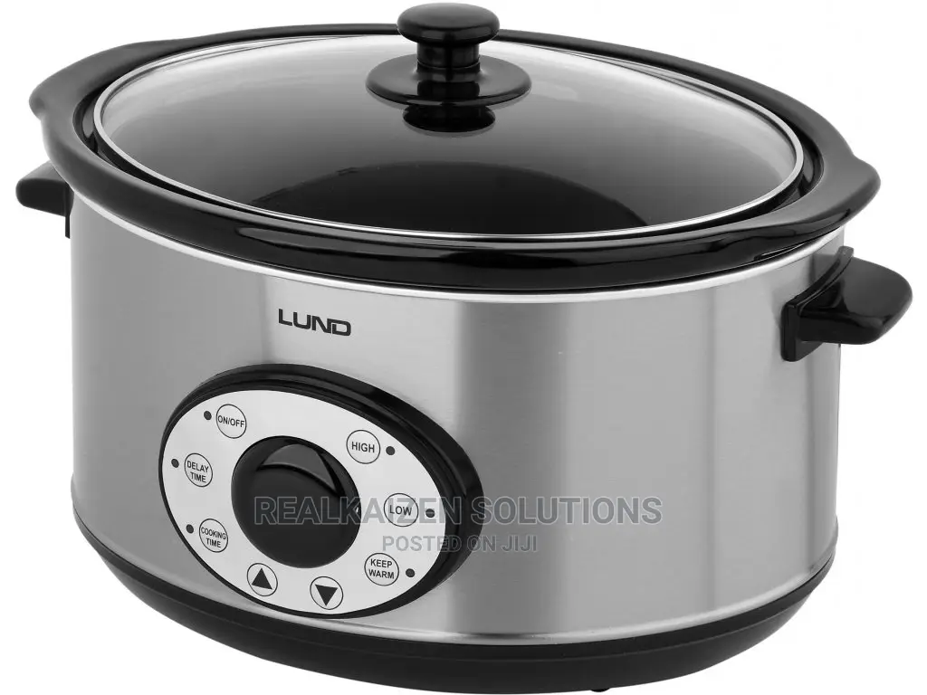 Poland LUND 4.5L Stainless Slow Cooker With Digital Timer