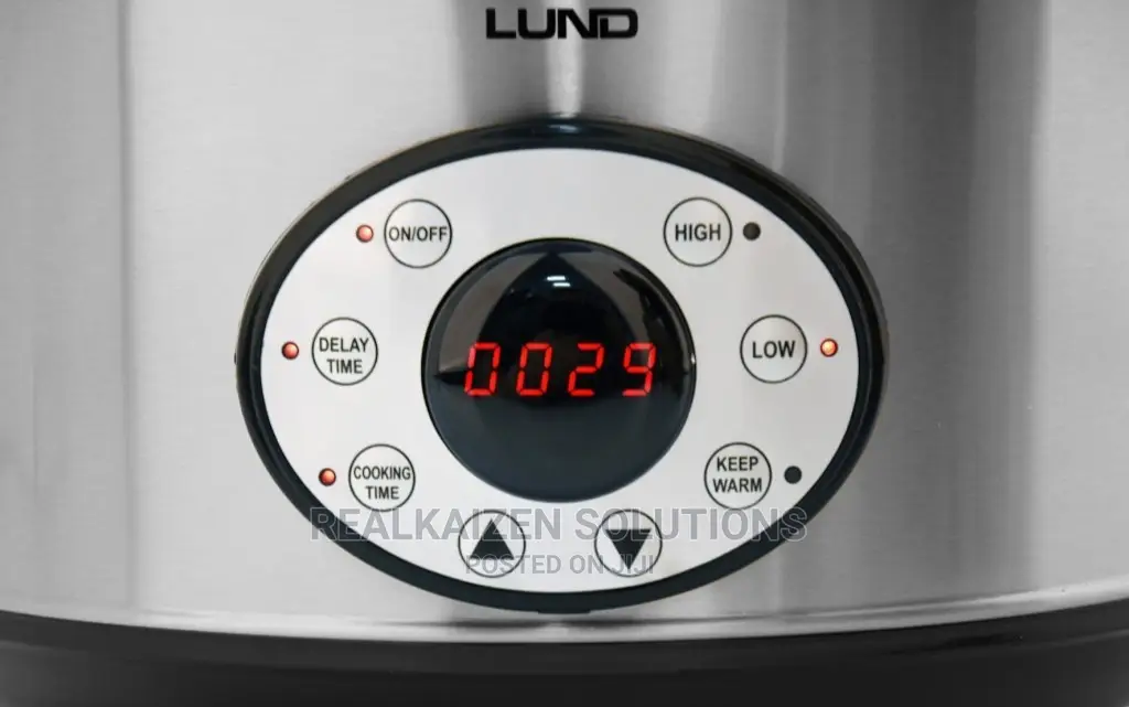 Poland LUND 4.5L Stainless Slow Cooker With Digital Timer