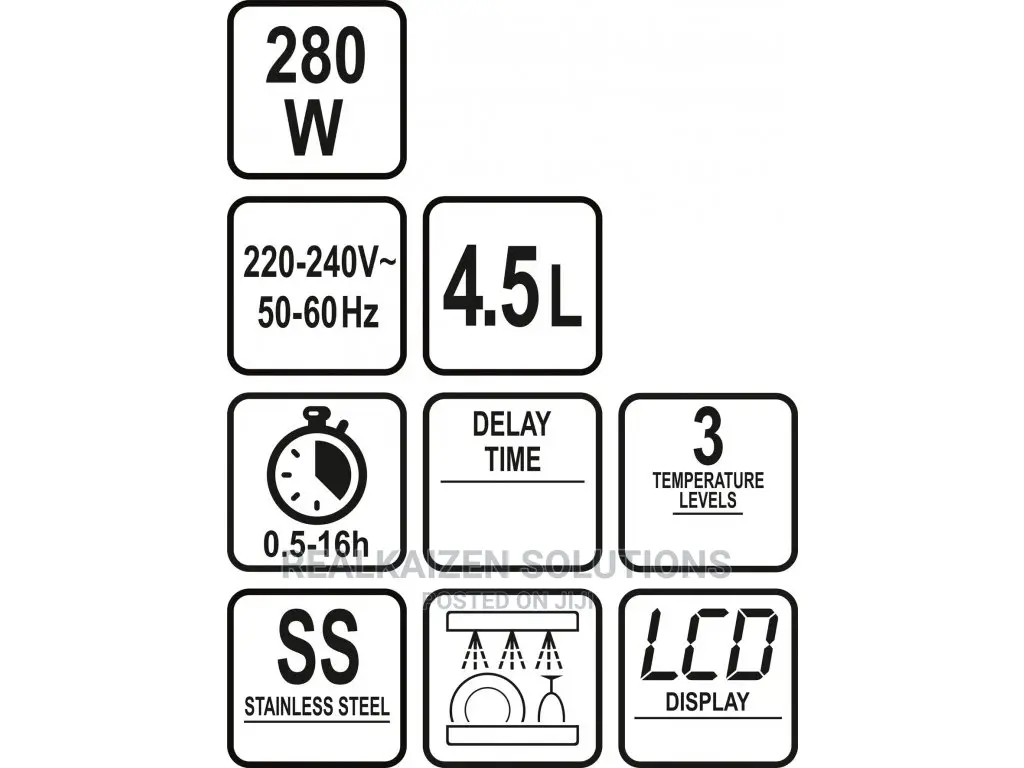 Poland LUND 4.5L Stainless Slow Cooker With Digital Timer