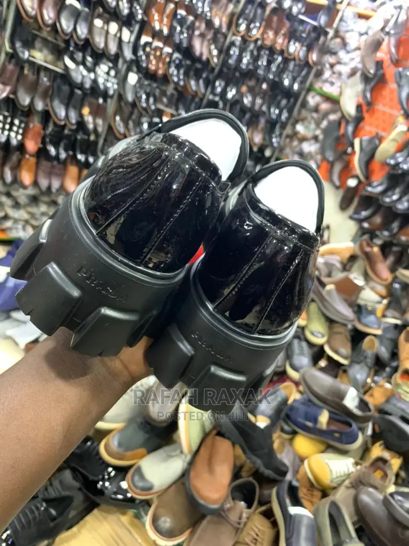 Original Prada Big Sole Shinny Shoes