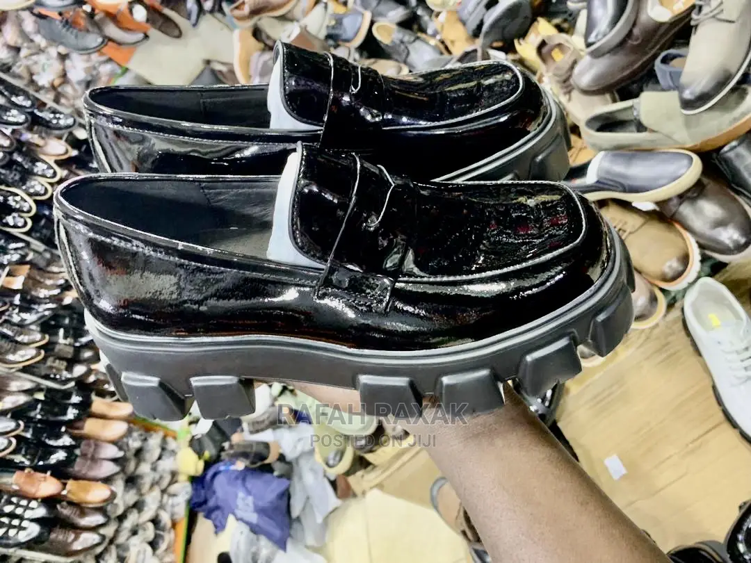 Original Prada Big Sole Shinny Shoes