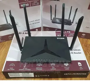D-Link DWR-M920 4G LTE Sim Card Router (32 Devices)- Black