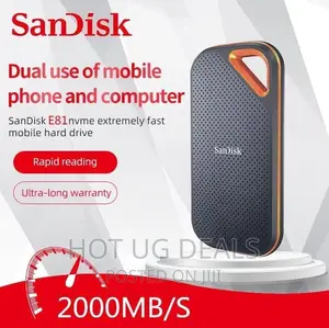 Sandisk Extreme Portable Ssd 1tb  800mbps - Black