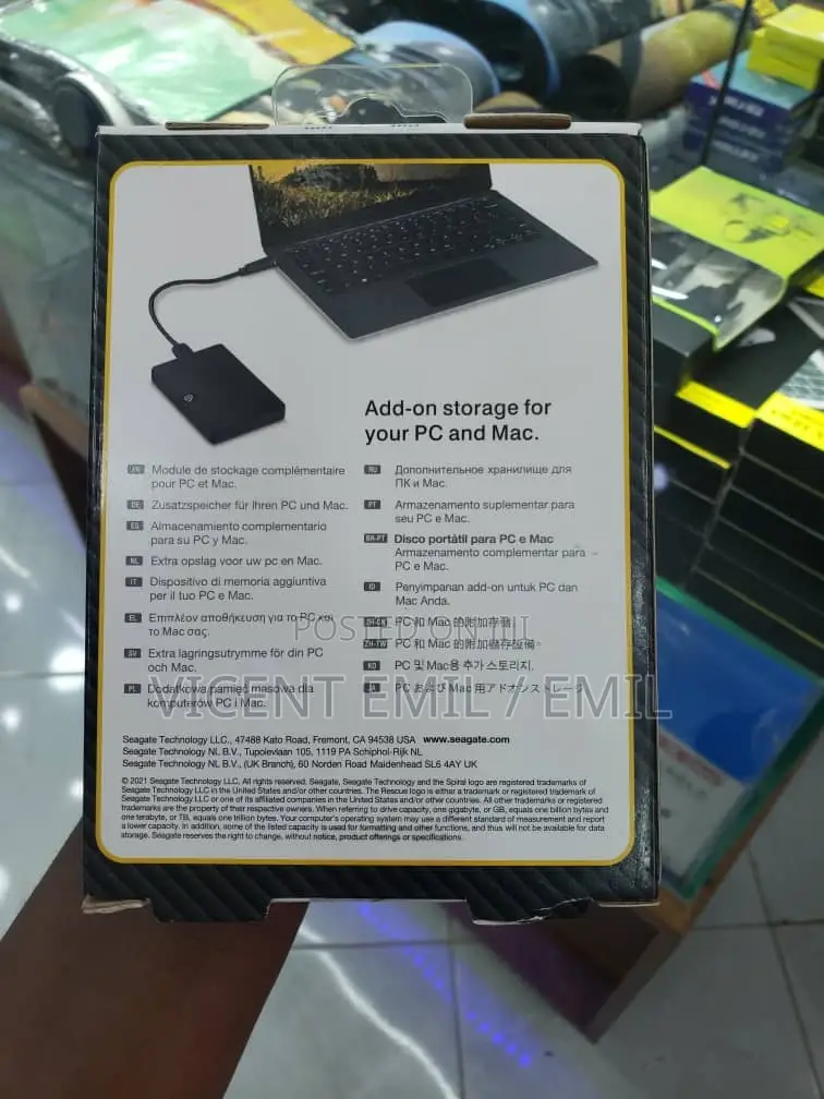 Harddrive 500gb Seagate Expansion