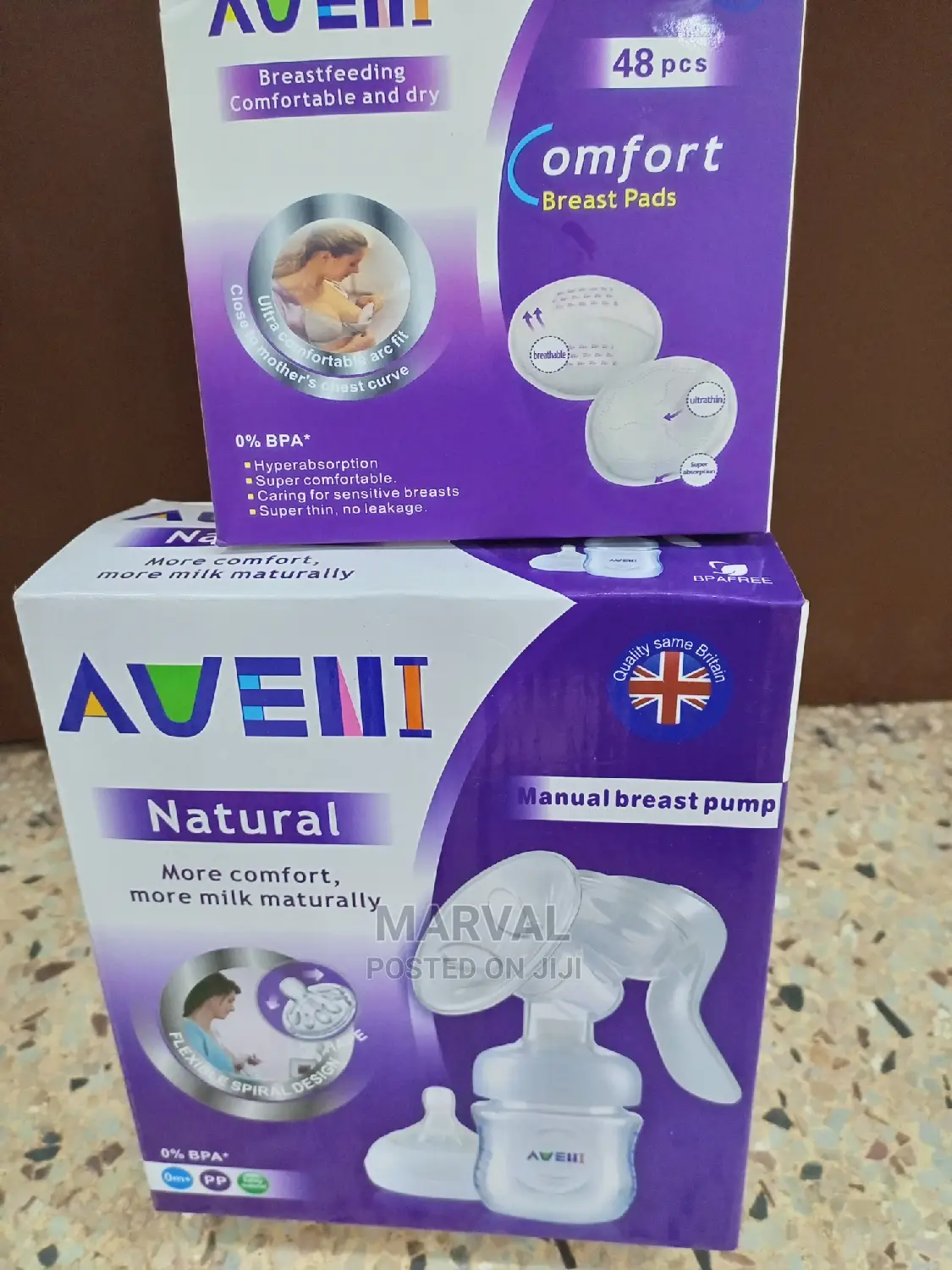 Aveni Breast Pump and Disposable Pads