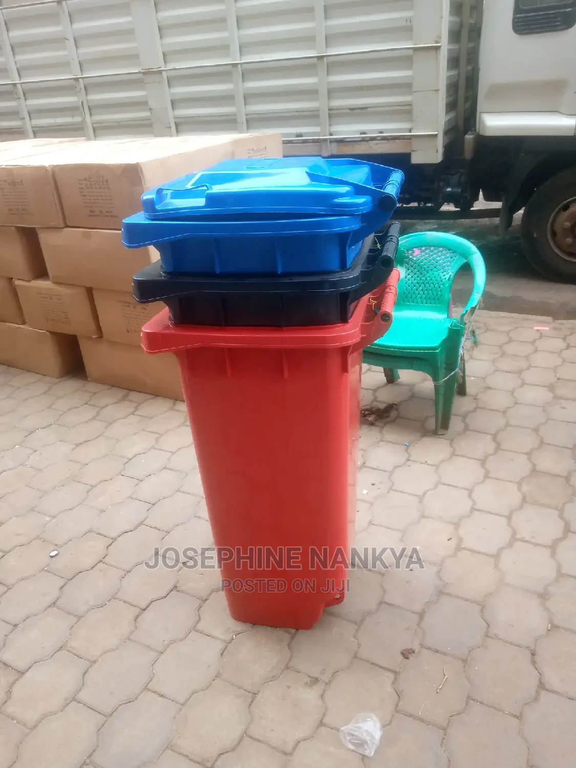 Wheel Dust Bin, 120 Litres