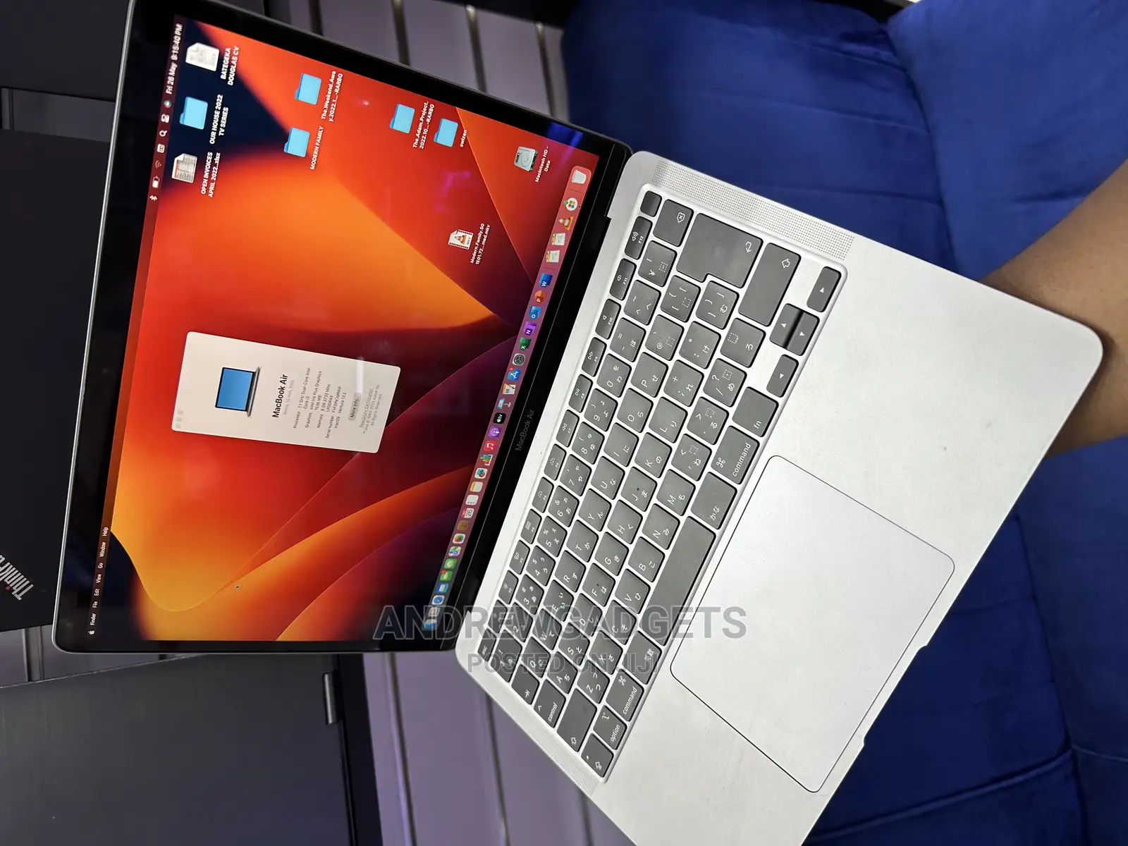 Laptop Apple MacBook Air 8GB Intel Core I3 SSD 256GB