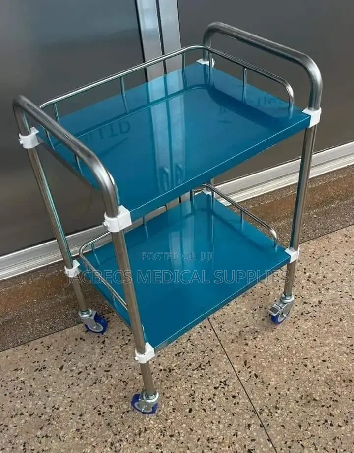 2 Shelves Drug Trolley