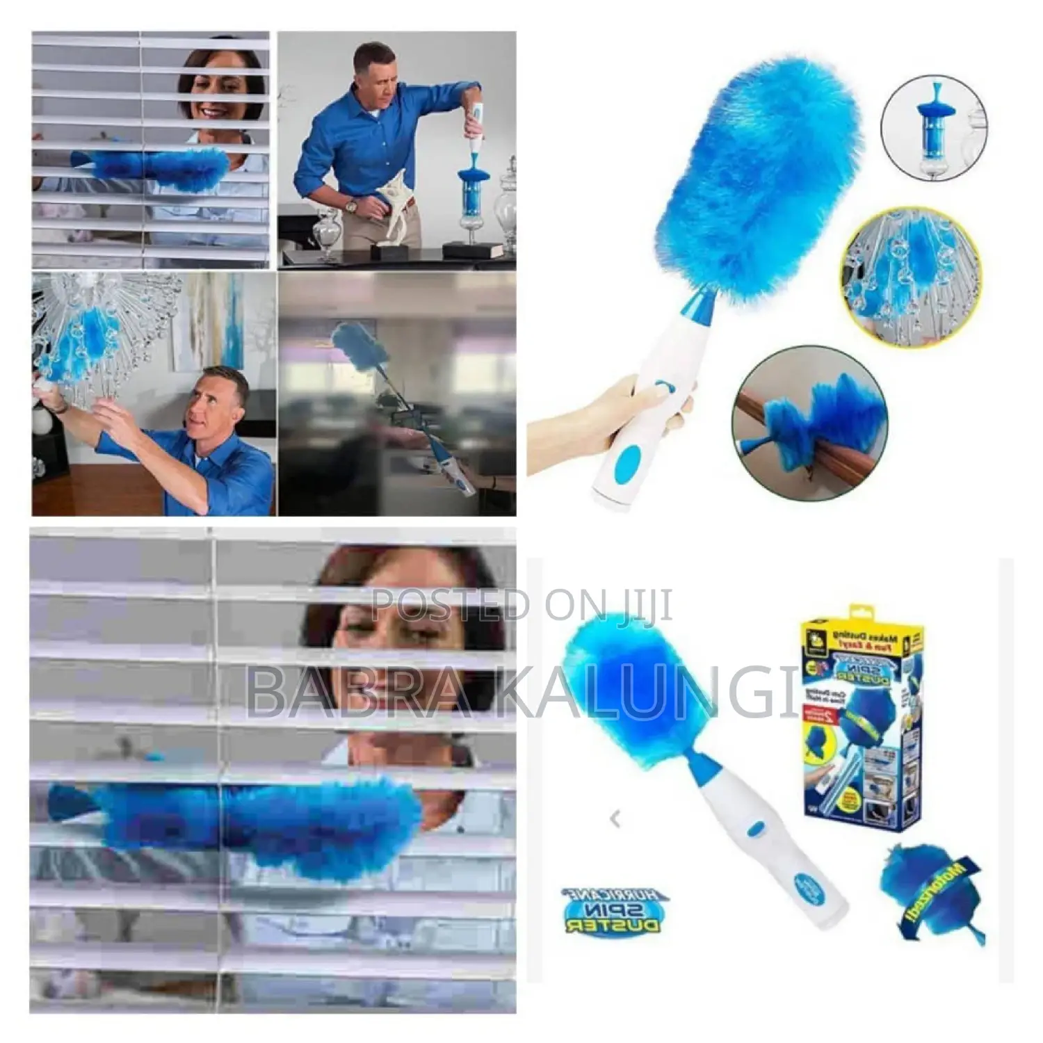 Rechargeable Electric Spin Duster