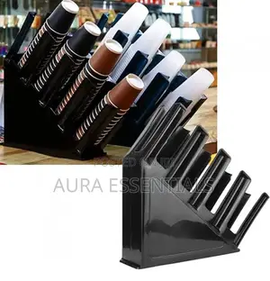 4 Compartments Plastic Cup Holder Rack