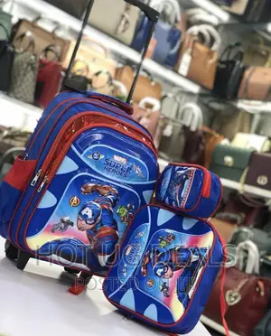 3pc Kids Luggage Travel Bag Set - Multicolor