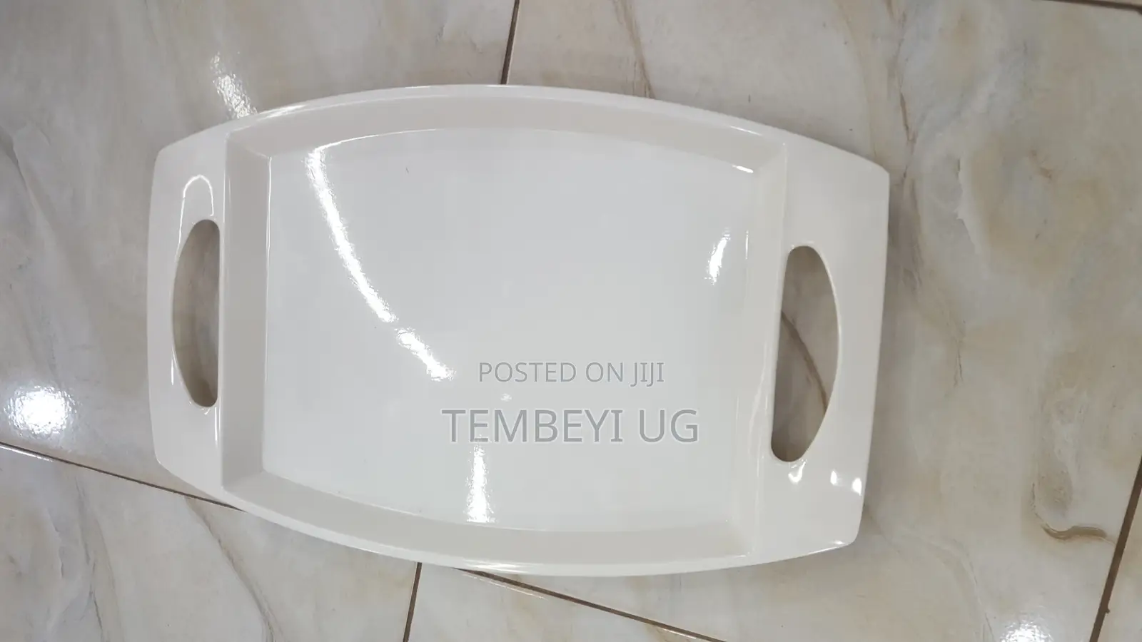 Melamine Serving Tray - White