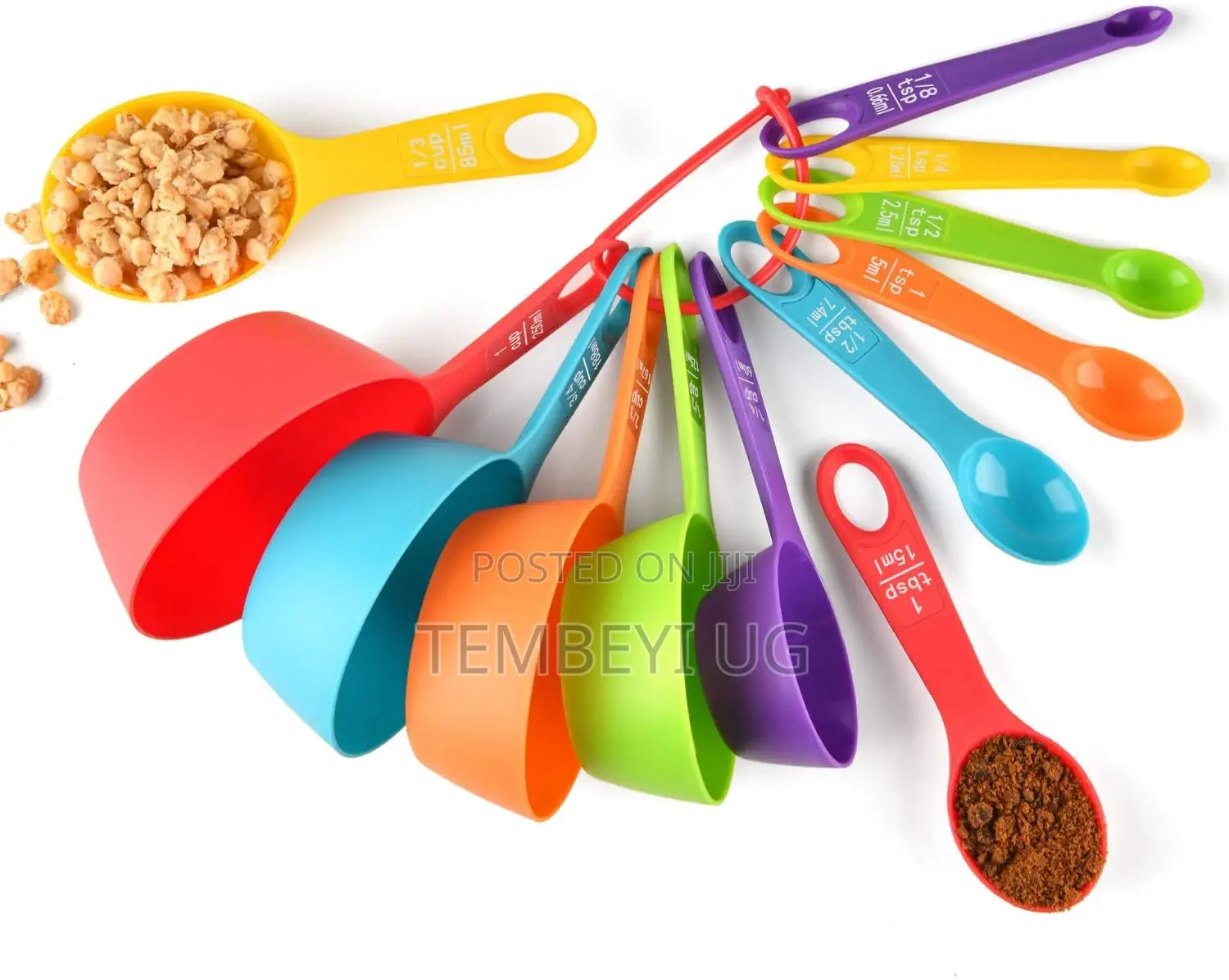 Set of 10 Measuring Spoons