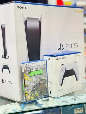 Sony Playstation 5 With NFS Unbound Bundle 2 Controllers