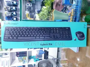 Logitech Wireless Keyboard and a Mouse MK270