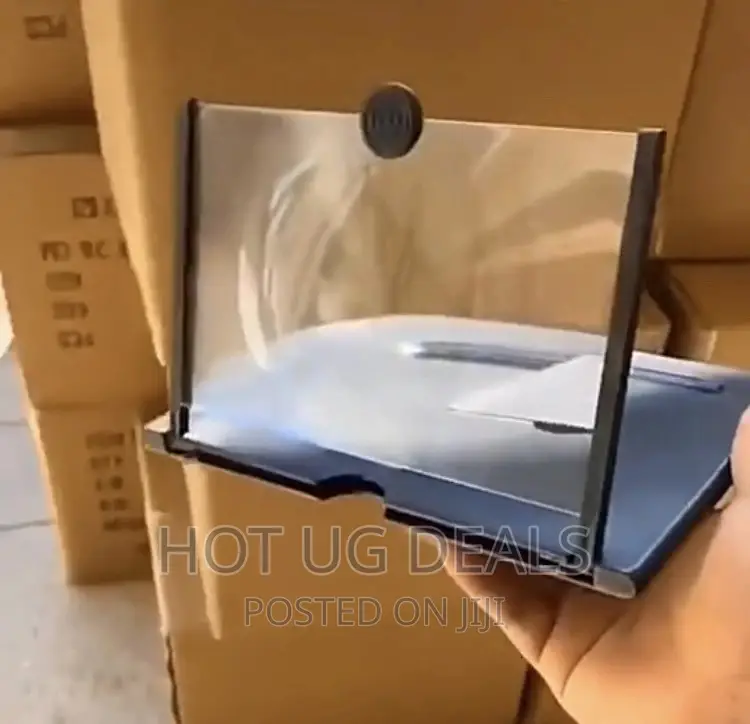 12" Phone Screen Magnifier Video Expander HD Foldable- Black