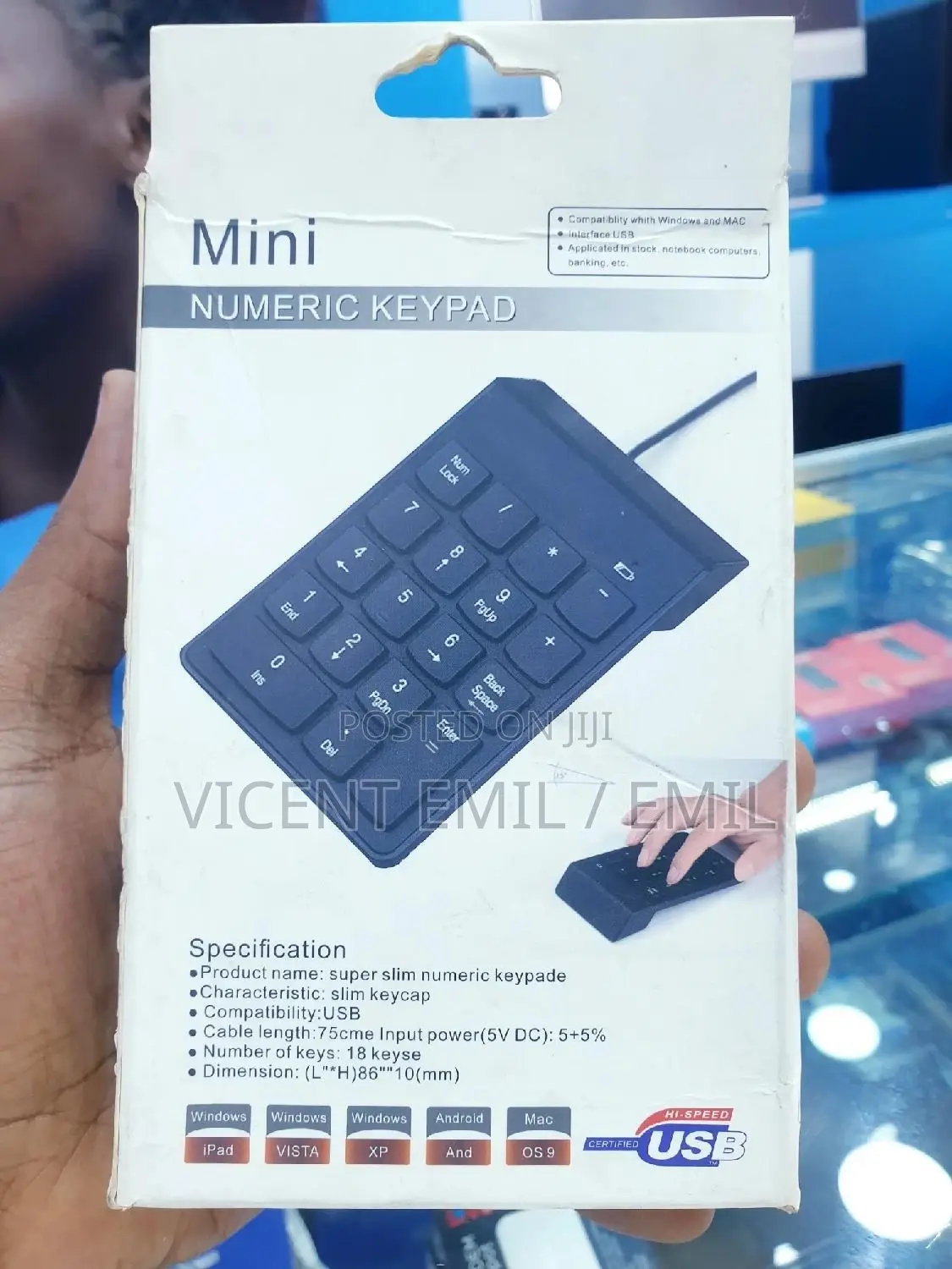 Mini Numeric Keypad