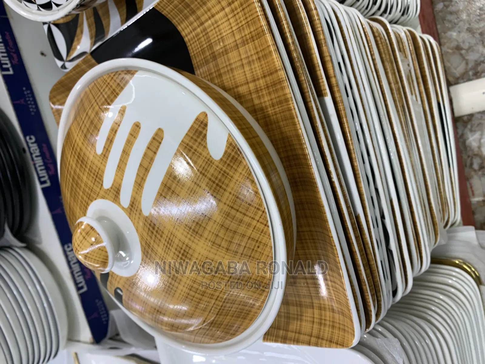 Classic Animal Print Dinner Plates Bowls