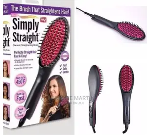 Fast Ceramic Hair Straightener Brush