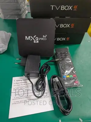 MXQ Pro 5G Android 12.1 TV Box 2023, 2GB ROM 16GB - Black