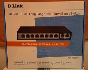 D Link 10 Port 10/100 Switch