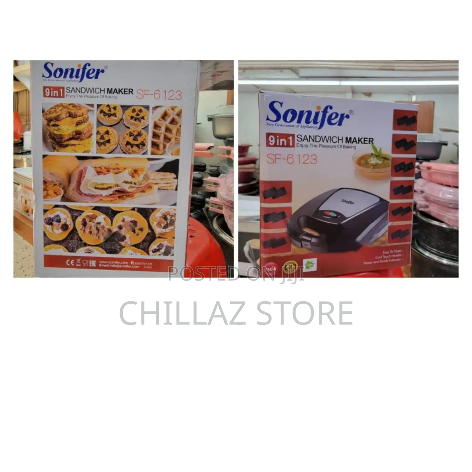 9 In1 Sonifer Sandwich Maker.